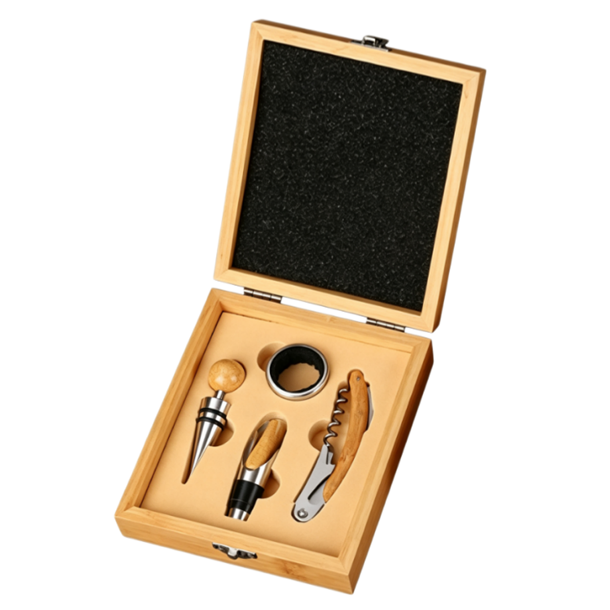 Bamboo Wine Opener Set 2