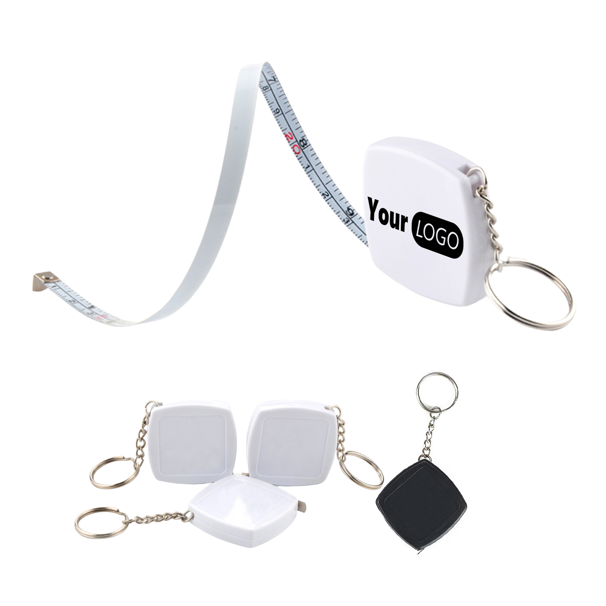 Mini Steel Tape Measure With Keychain