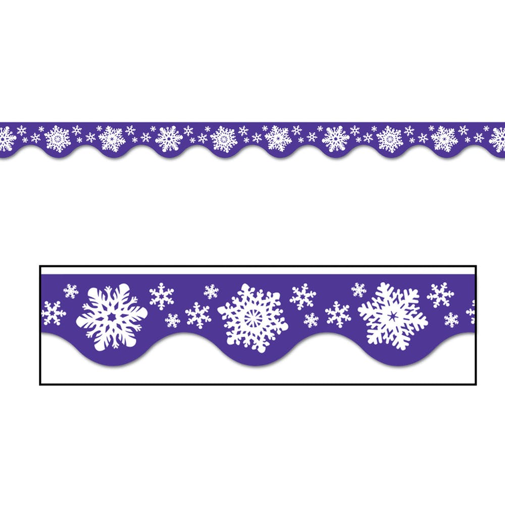 Winter Border Trims - Snowflakes 12 Pack 2