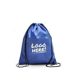 Folding Drawstring Backpack with Pouch