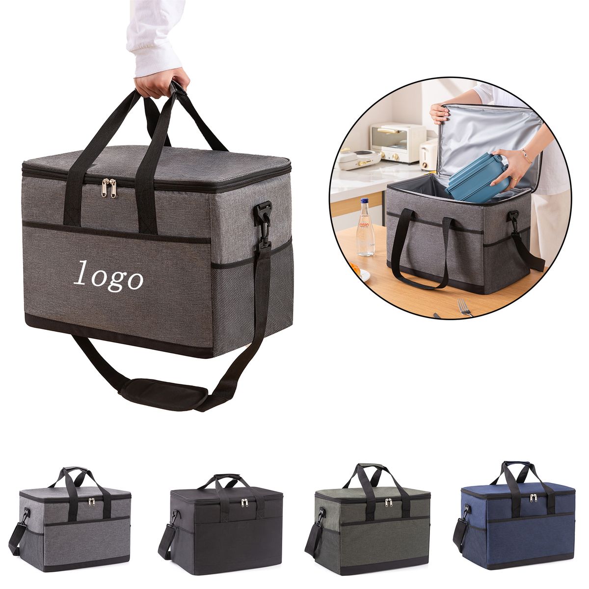 Campsite Lunch Box With Waterproof And Thermal Insulation Ice Pack 4