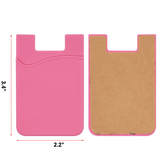 Silicone Mobile Phone Sticker Card Holder 5