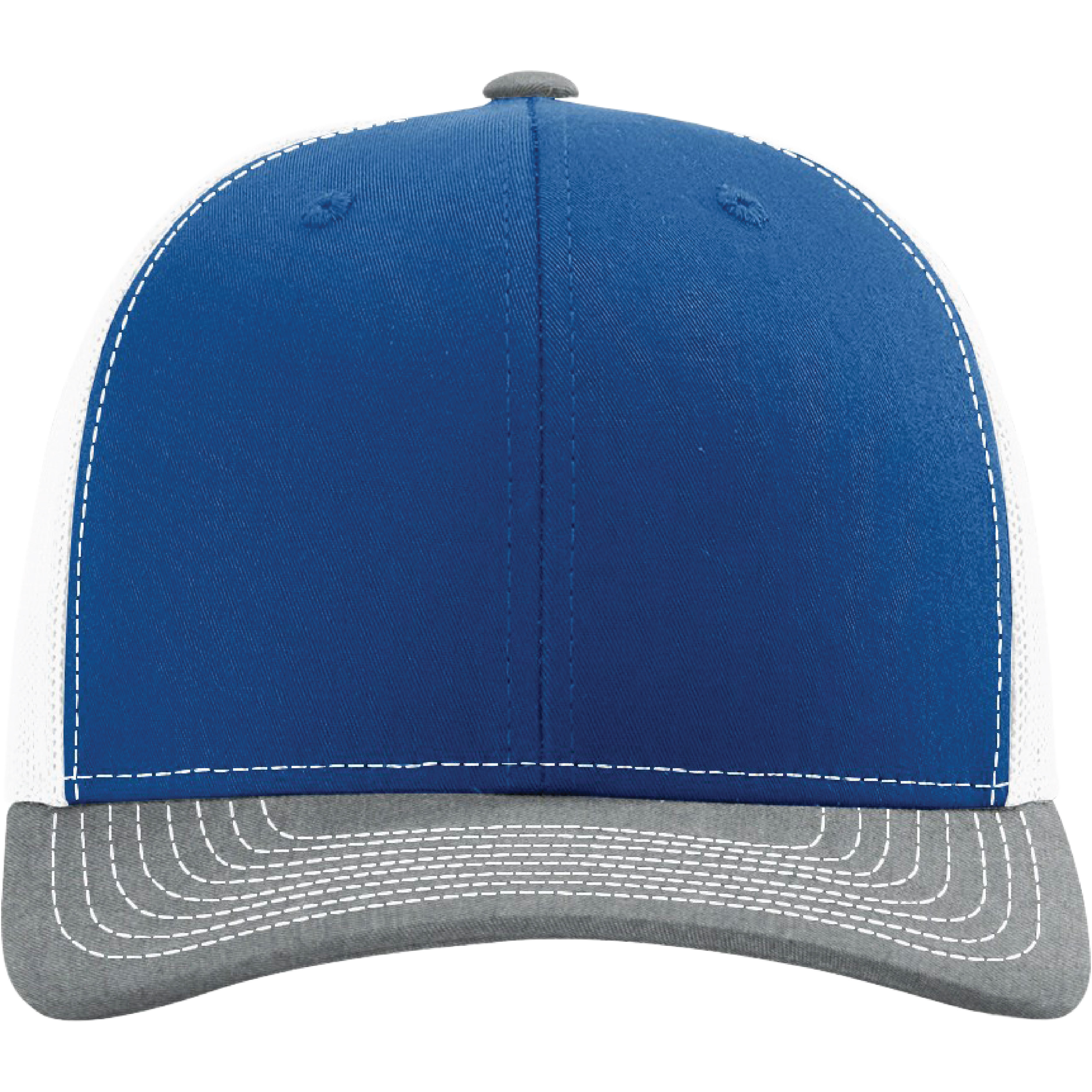 Richardson 112 6-Panel Snapback Trucker Hat w/Leatherette Adhesive Patches or Embroidery 312