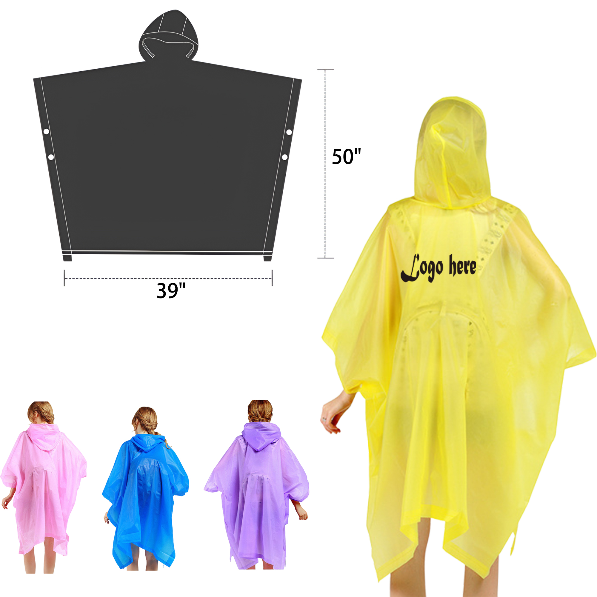 Durable Thickened Disposable Raincoat 8