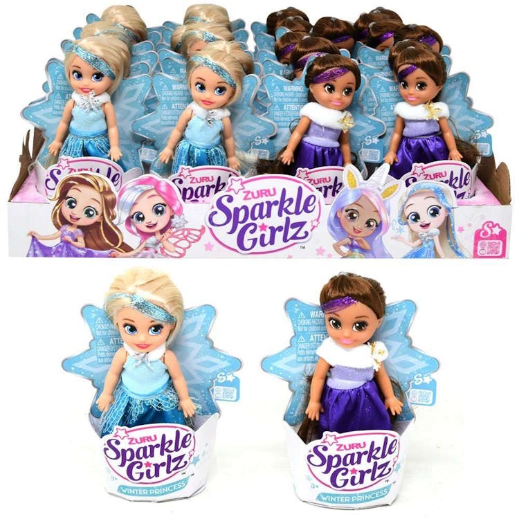 Zuru Sparkle Girlz Winter Princess Cupcake Doll - 4.5" 3