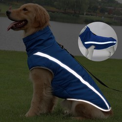 Dog Winter Jacket Reflective Waterproof