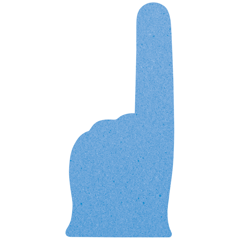 18" Classic #1 Foam Finger 85