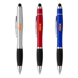 Curvaceous Stylus Cap Highlighter Pen