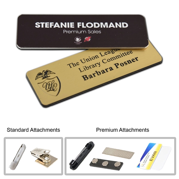 1 x 3 in Name Badge Digitally Printed