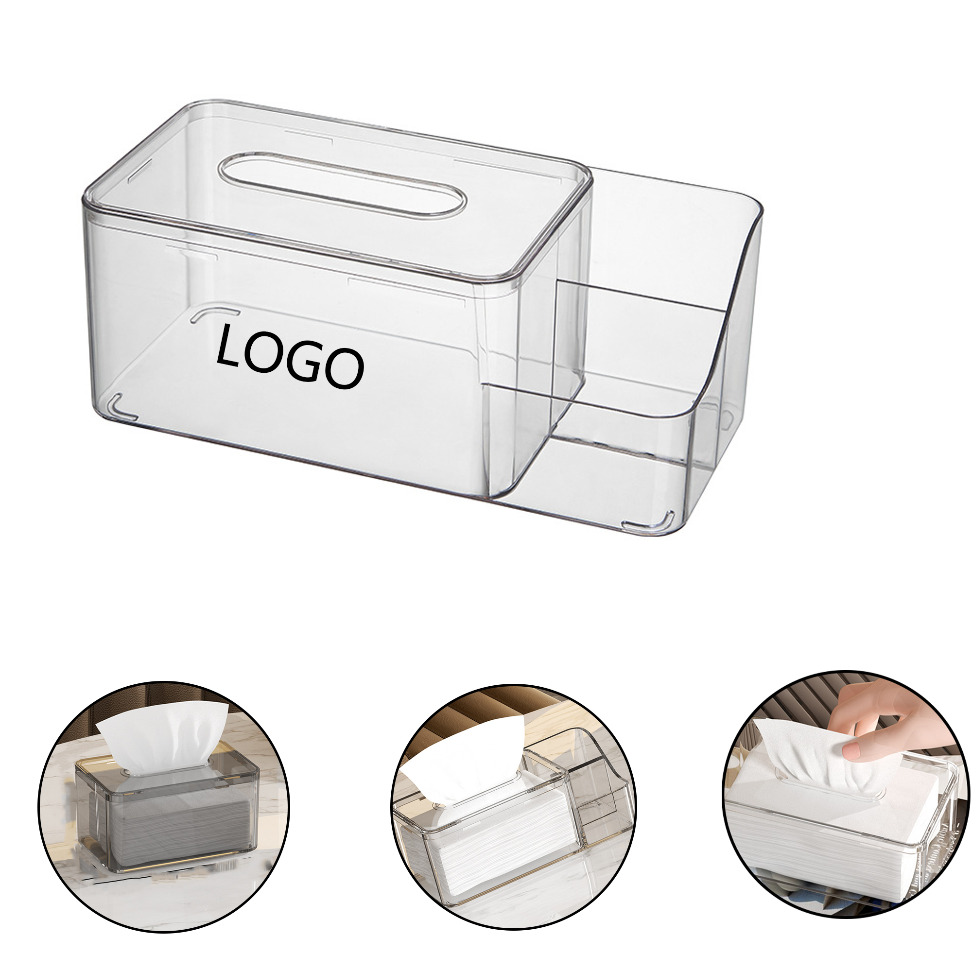 Clear Tissue Box