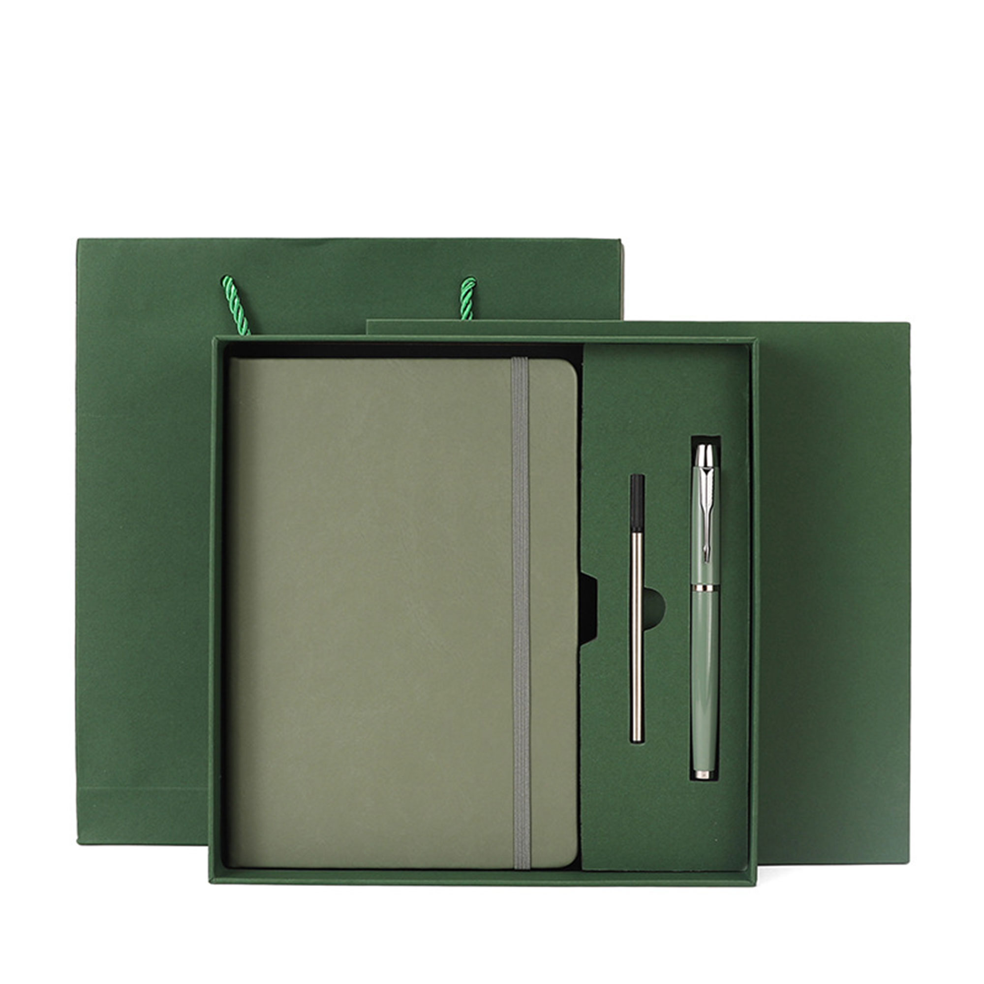 Banded Notebook With Custom Logo Space 6