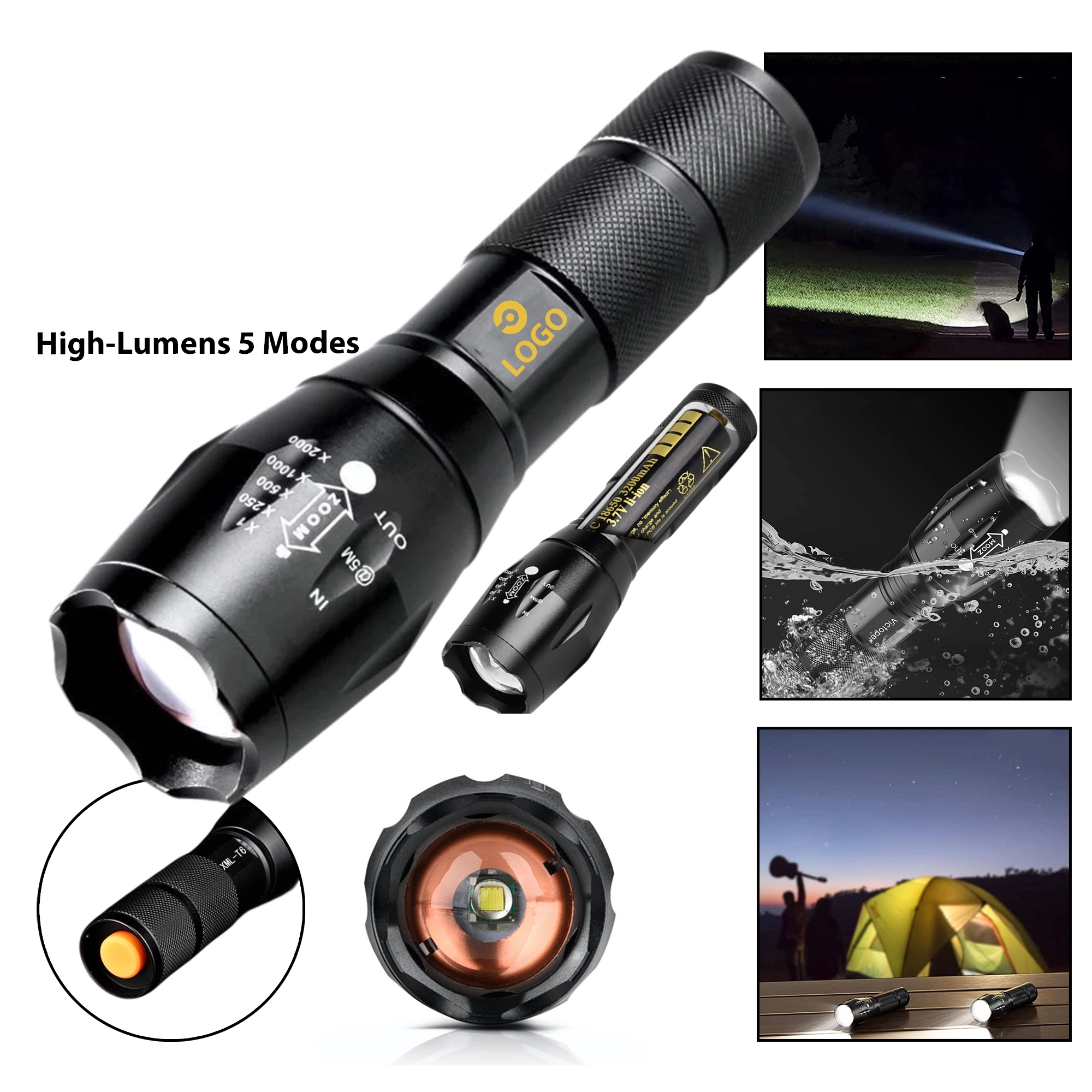 MOQ50 High Lumens Flashlights