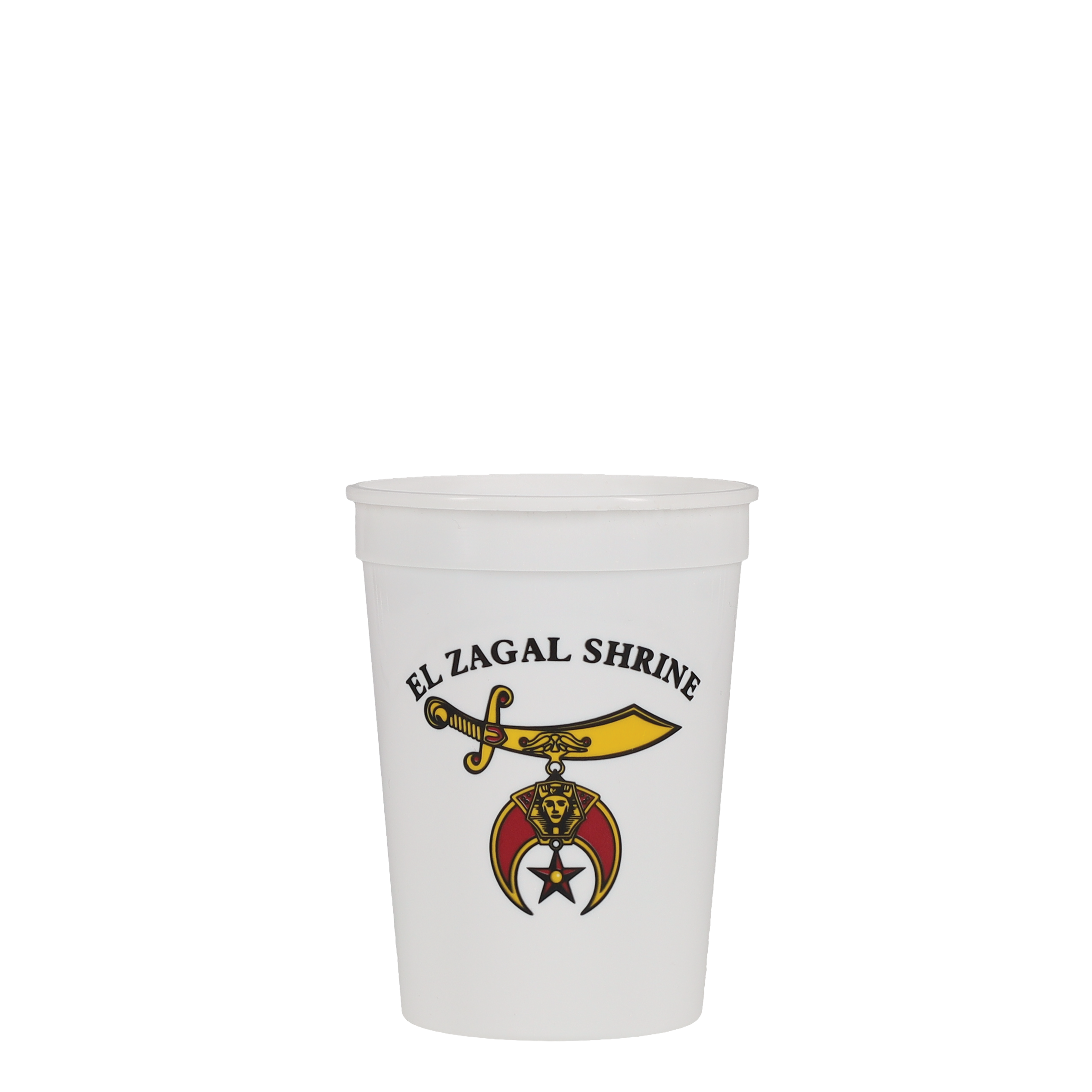 12 oz Soft Sided Plastic Cup Clear Hi-Speed Print 8