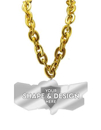 Turnover Chains Medals: 7" Custom Acrylic Medal wi