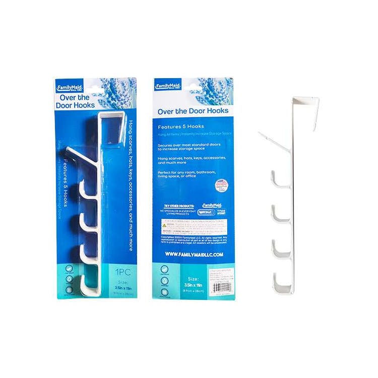 Over the Door Hooks - 5 Hooks 3
