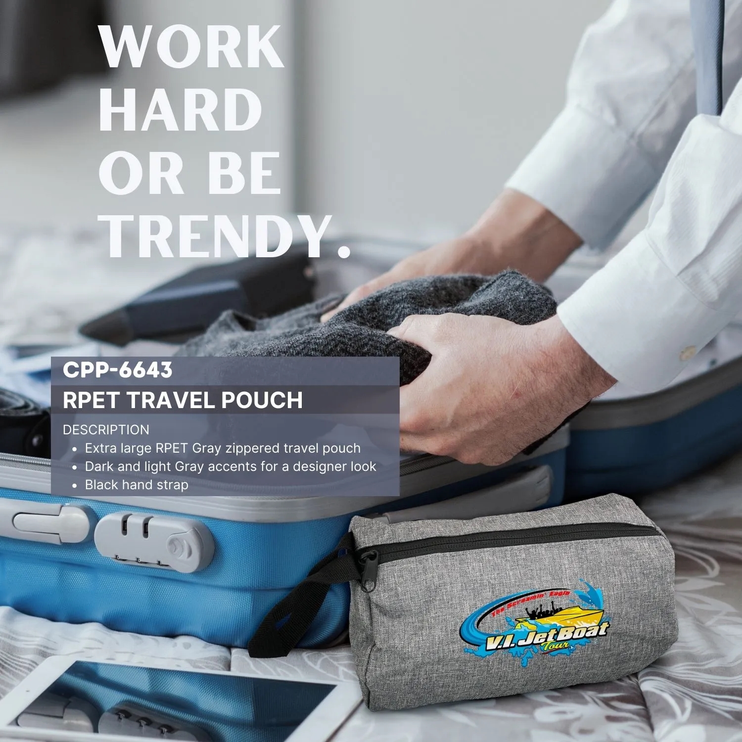 RECYCLED TRAVEL POUCH 3