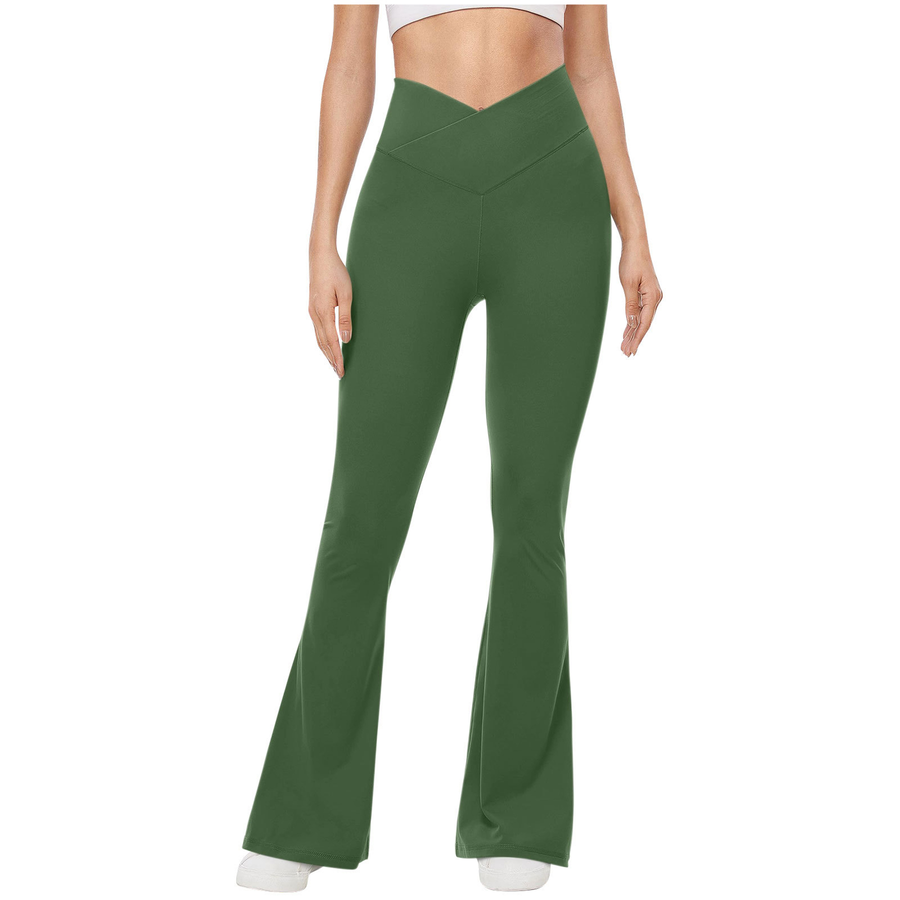 High Waisted Flare Leggings Yoga Pants 51