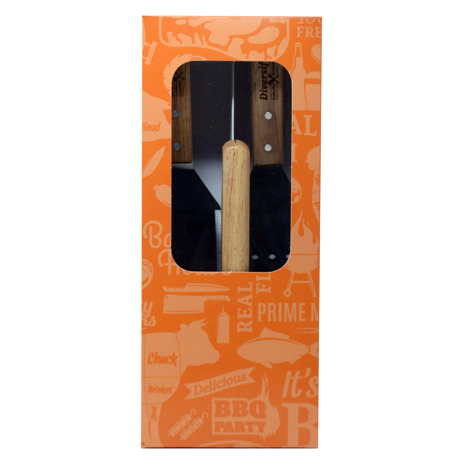Deluxe Grilling Scraper & Flippers Set 16