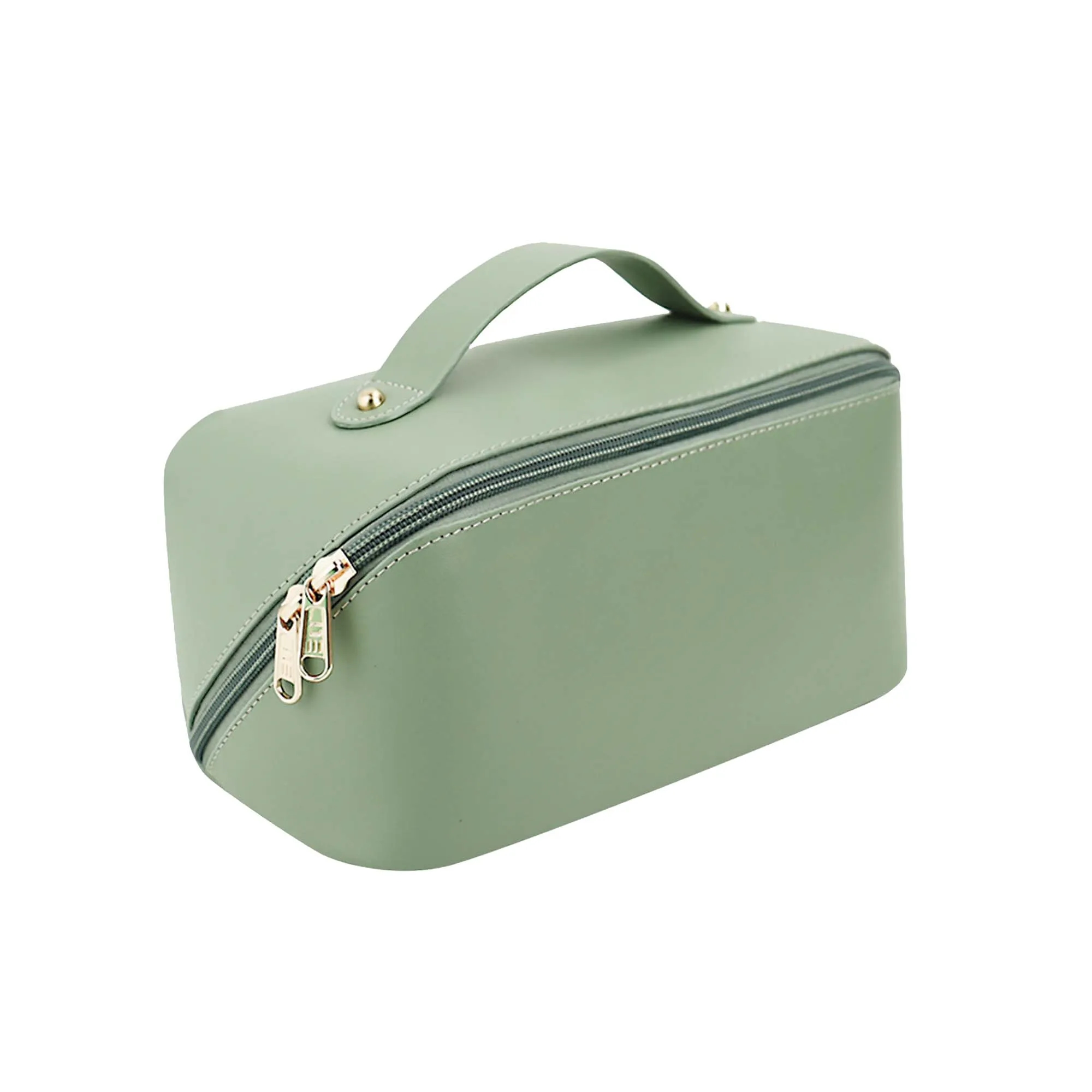 Large Capacity PU Leather Makeup Toiletry Bag 23