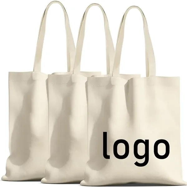 Blank Canvas Tote Bag for Work, School and Travel