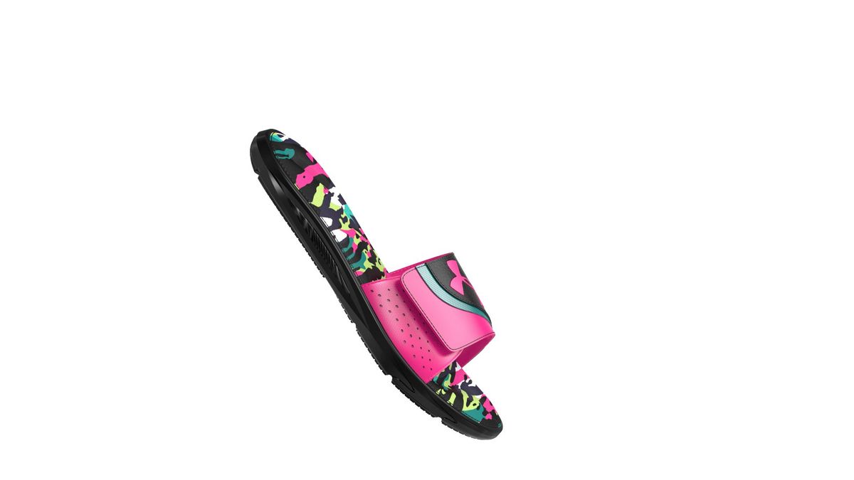 UA Ignite VI Graphic Footbed Boys' Slides 23