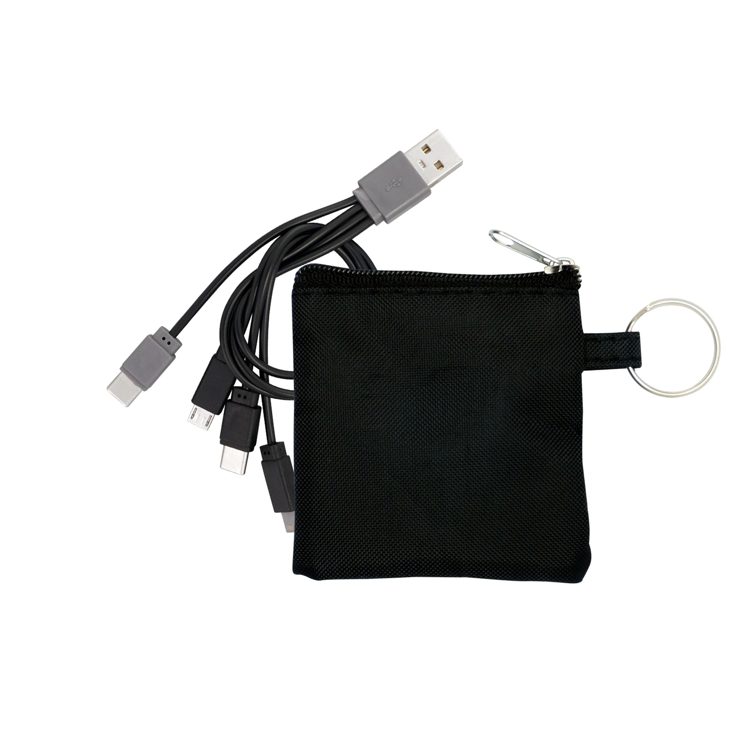 4-in-1 Colorful Pouch Cable Set 4