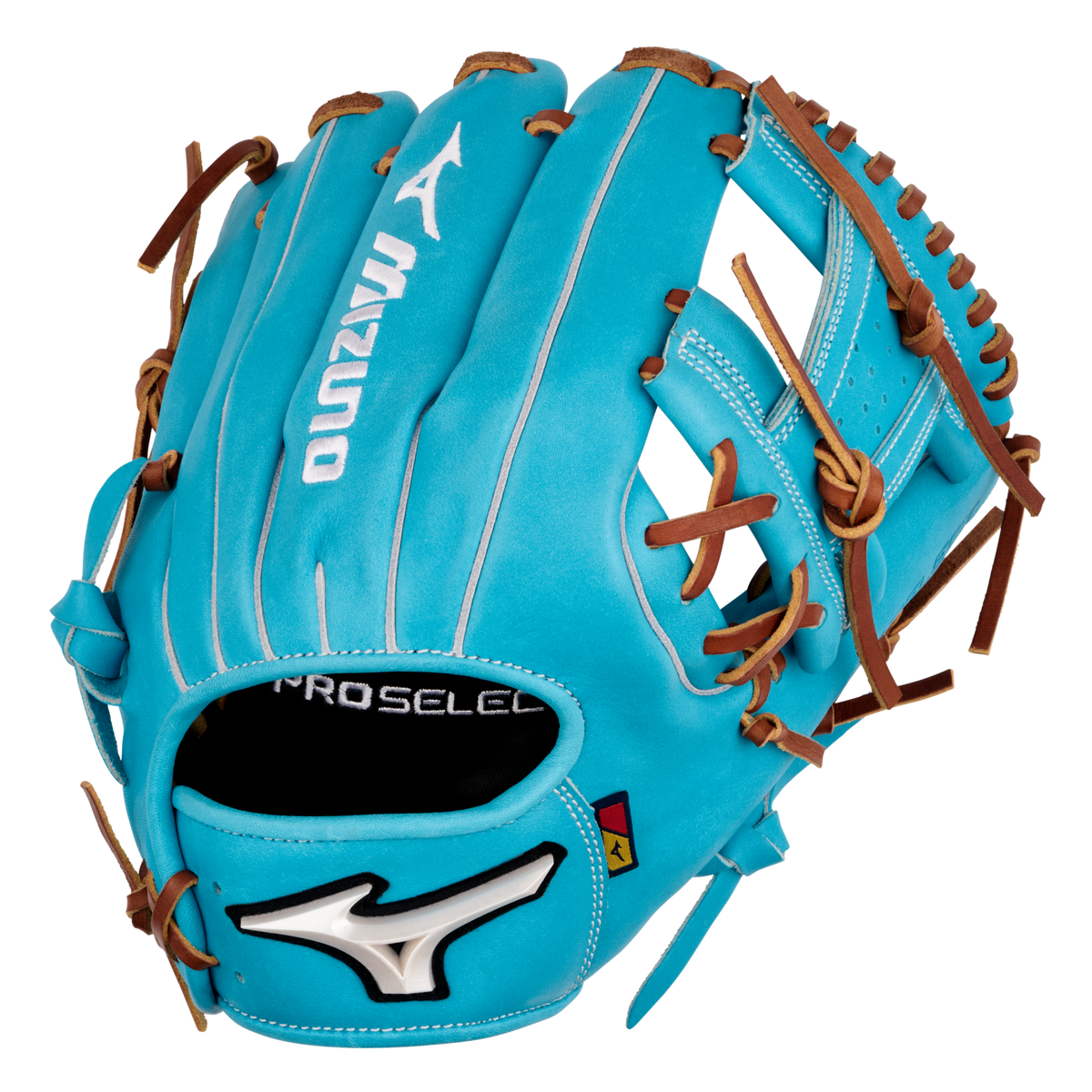 GPS-42R Pro Select, Premium Infielder Baseball Glove, 11.5", Regular Pocket, Deep 3 N Web, Sky Blue 3
