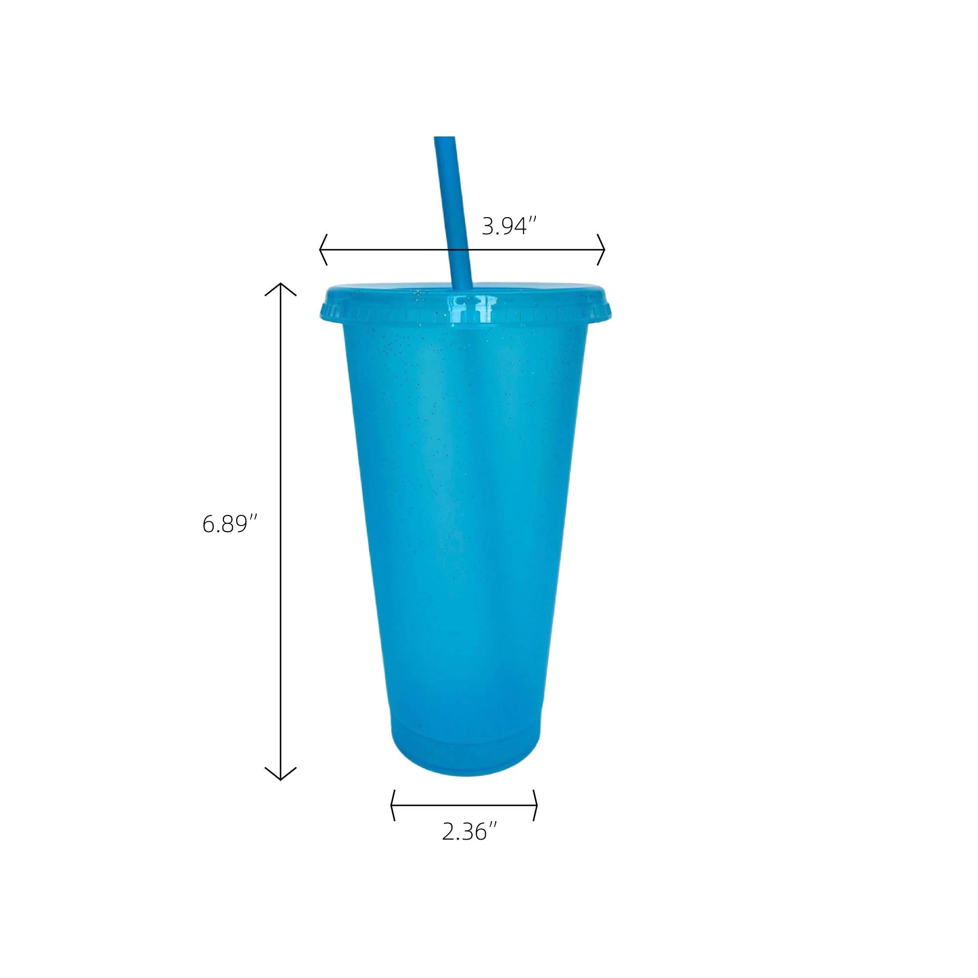 MOQ 30 pcs Straw Cup PP Plastic Summer Drinkware 5