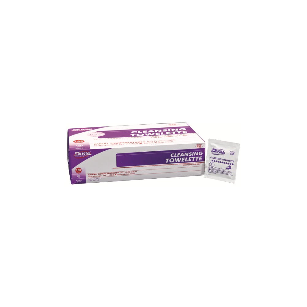 Non-Sterile Cleansing Towelettes - 5" x 8" 2