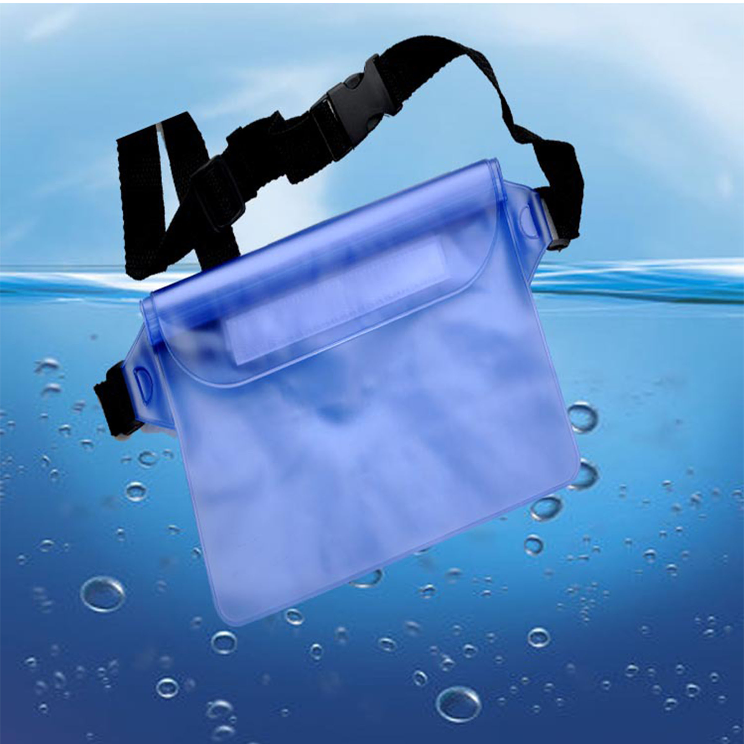 PVC adjustable shoulder strap waterproof bag 7