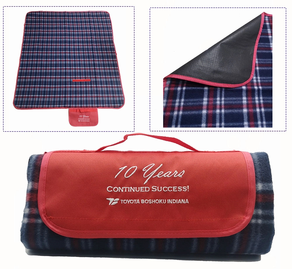 Foldable Waterproof Embroidered Picnic Blanket Mat