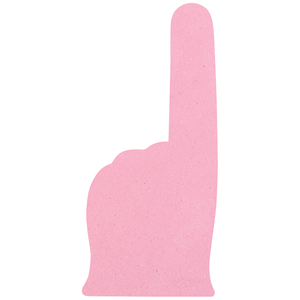 18" Classic #1 Foam Finger 53