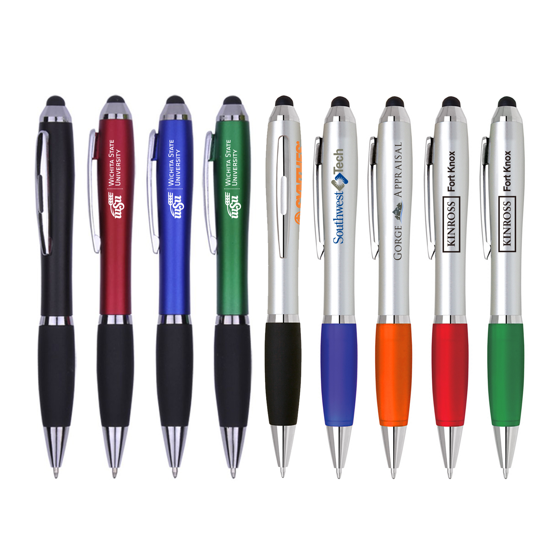Twist action plastic stylus pen 45