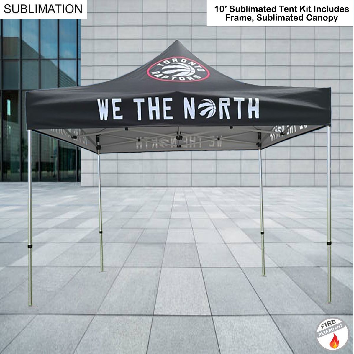 fiel 10' Premium Sublimated Tent Kit Includes Premium 40mm Aluminum Frame and Canopy only #SU758-29