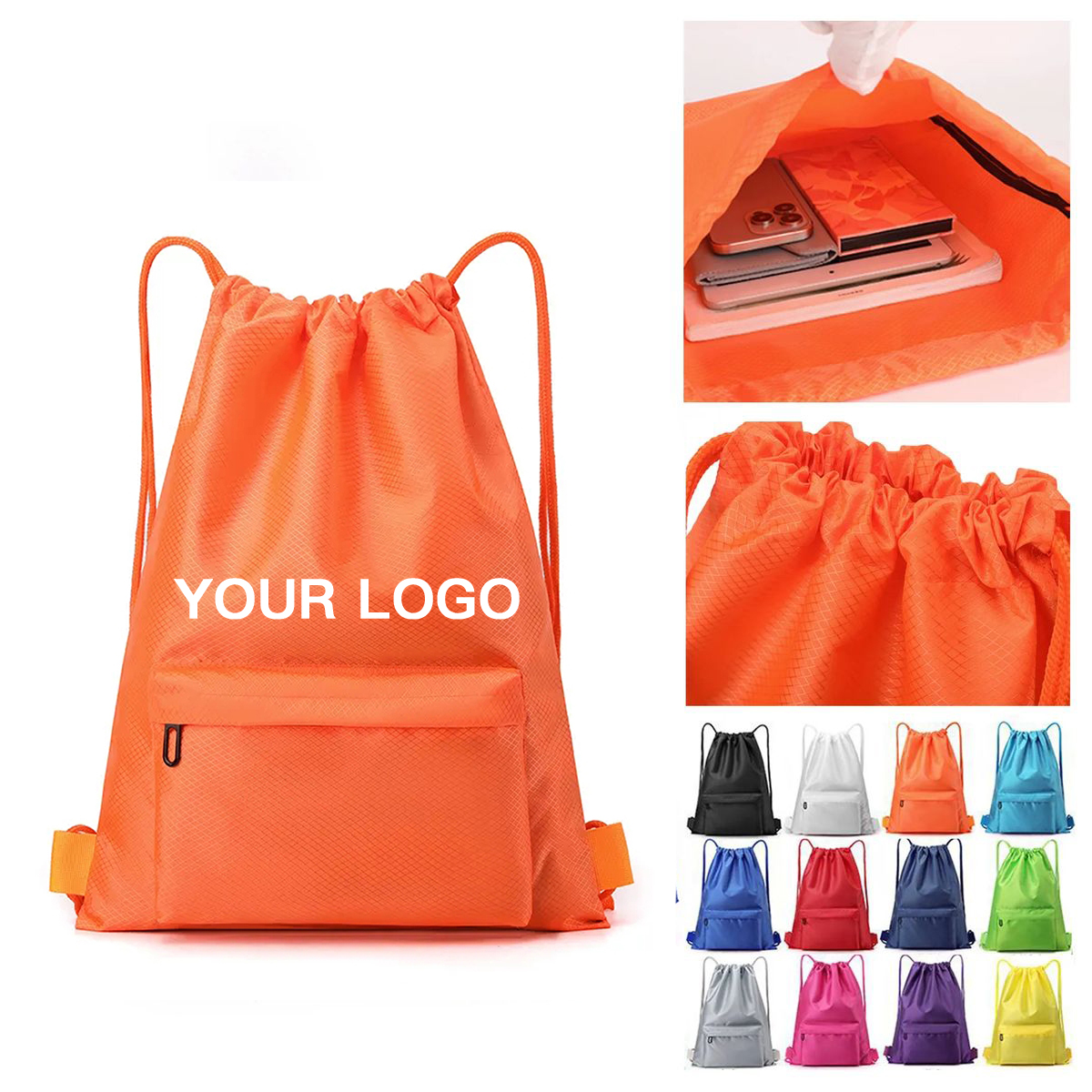 Durable Nylon Gym Backpack For Sports And Travel