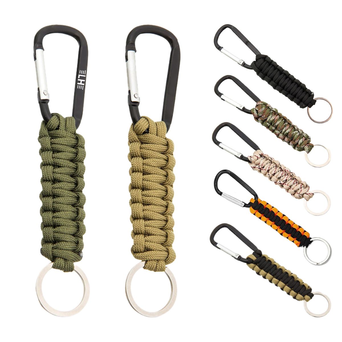 Paracord Keychain With Carabiner
