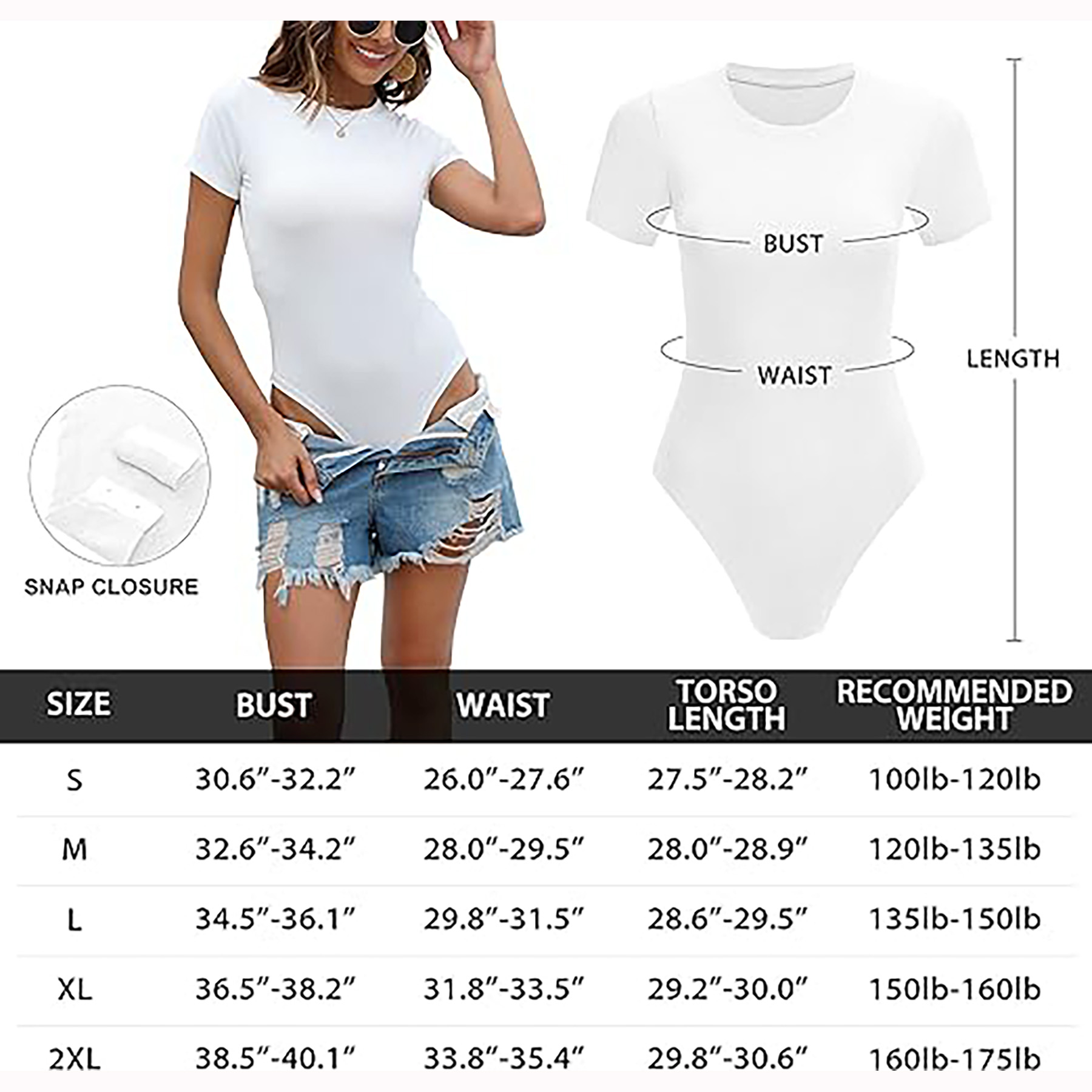 Body Suits for Womens Short Sleeve 9