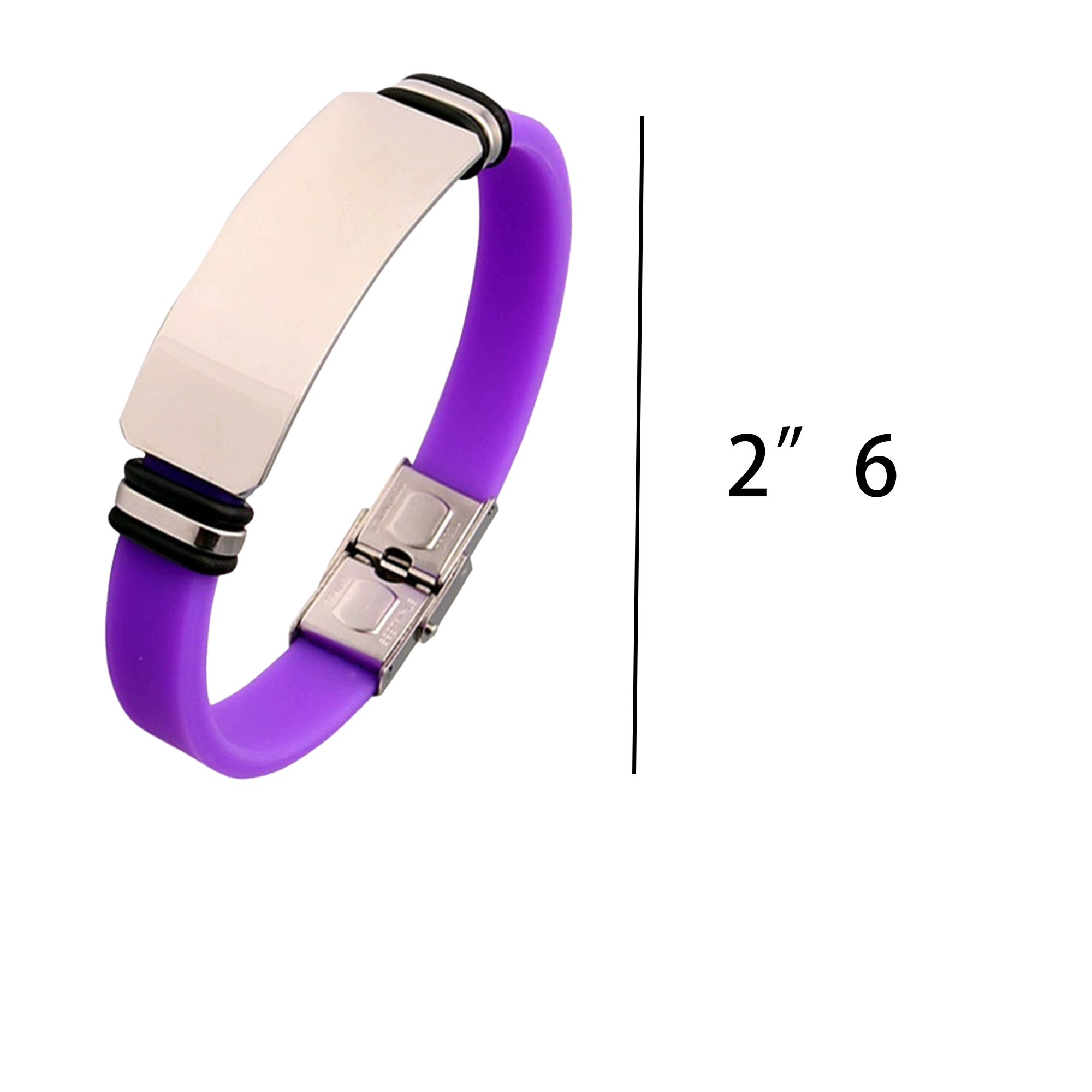 Couple's Silicone Titanium Steel Bracelet 21