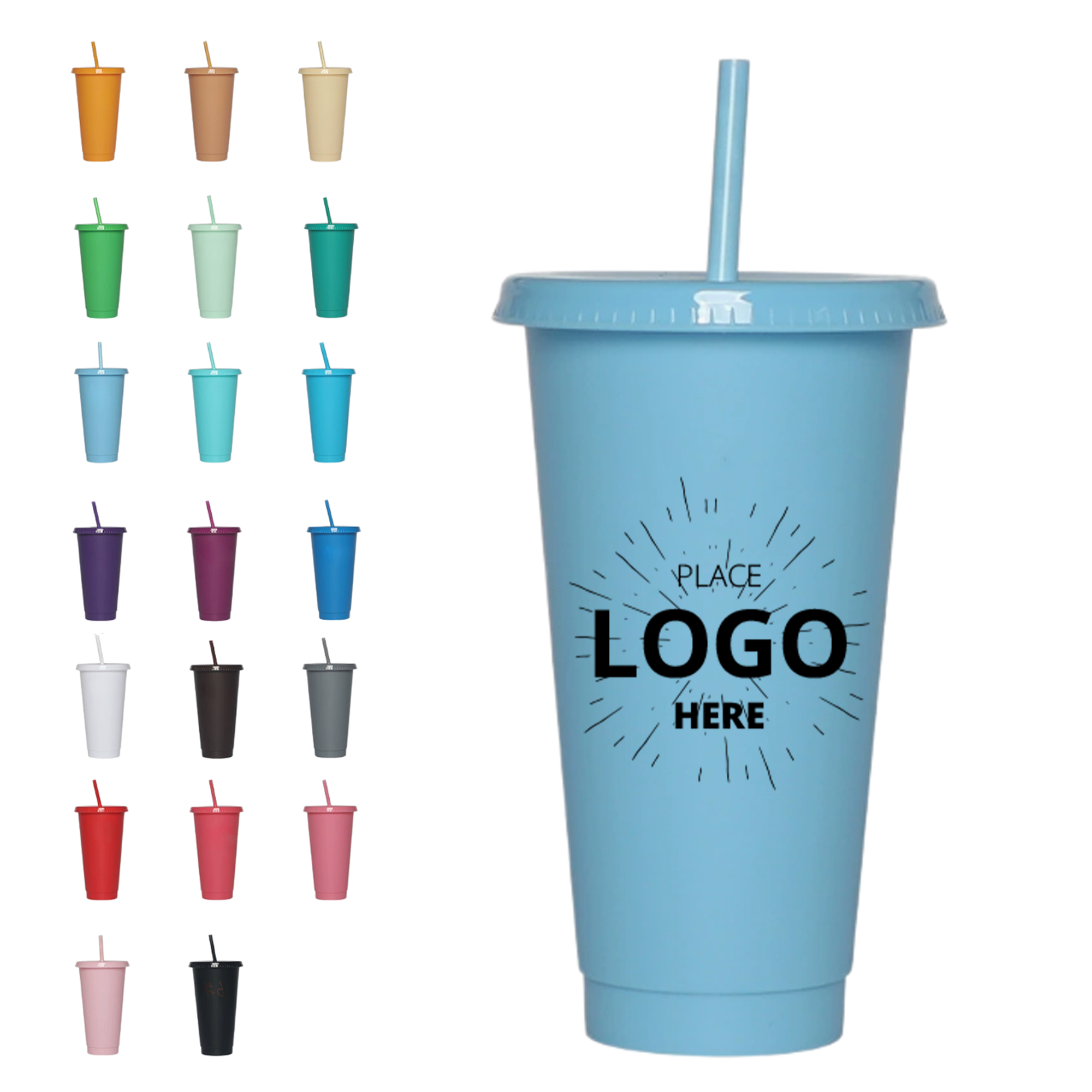 24 Oz Plastic Tumbler 2