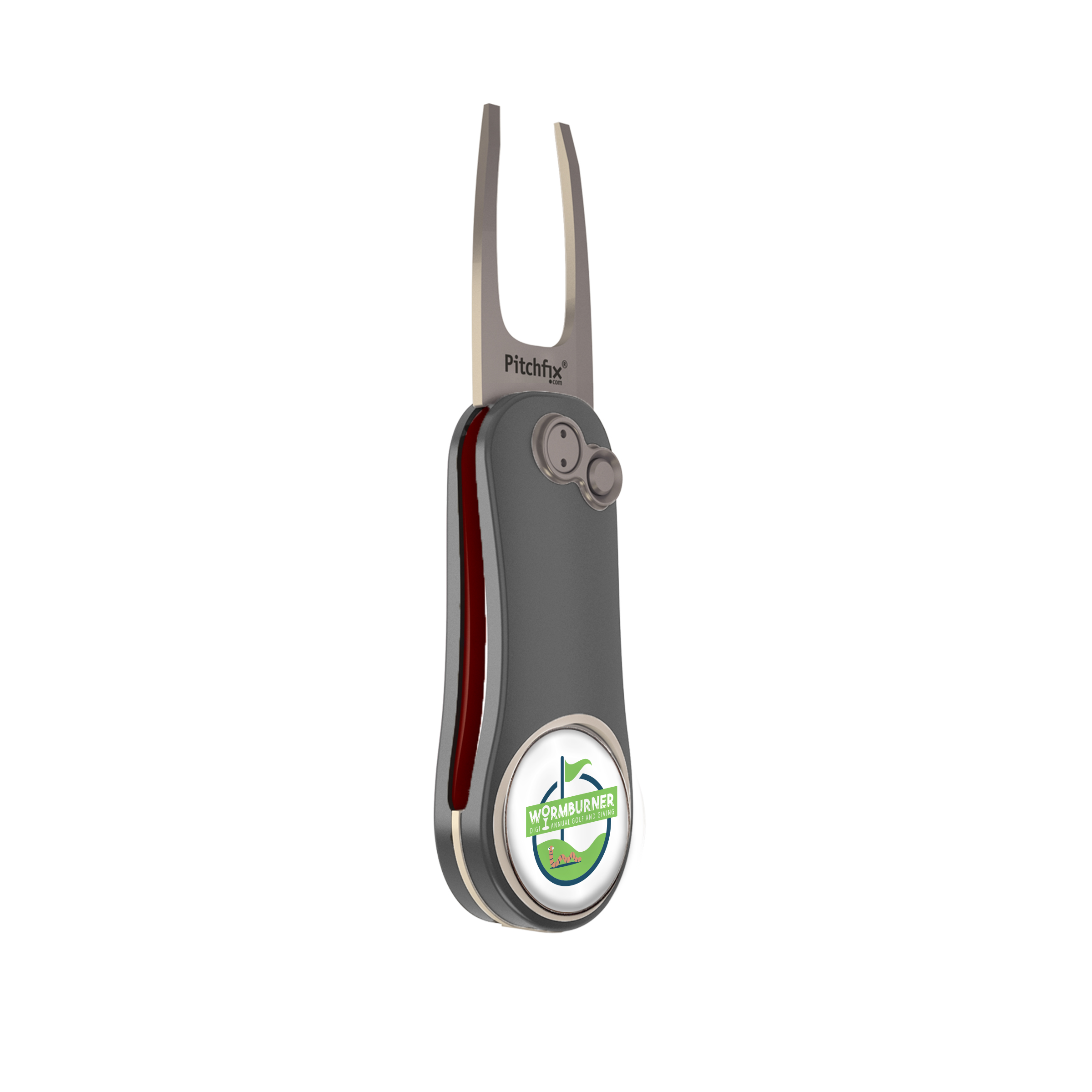 Pitchfix Hybrid 2.0 Golf Divot Tool w/ Custom Ball Marker 12