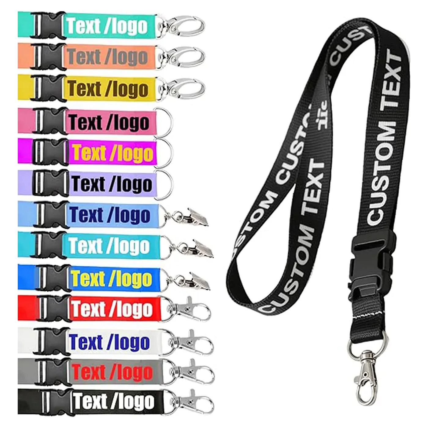 3/4" Imprinted Polyester Lanyard