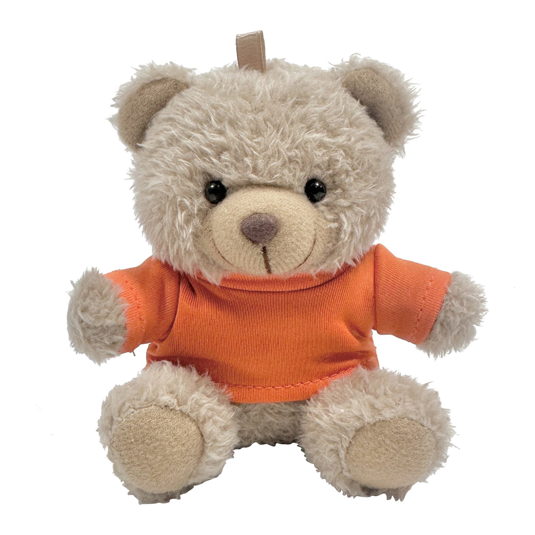 Fluffy Teddy Bear Plush Doll with Keychain Charm 12