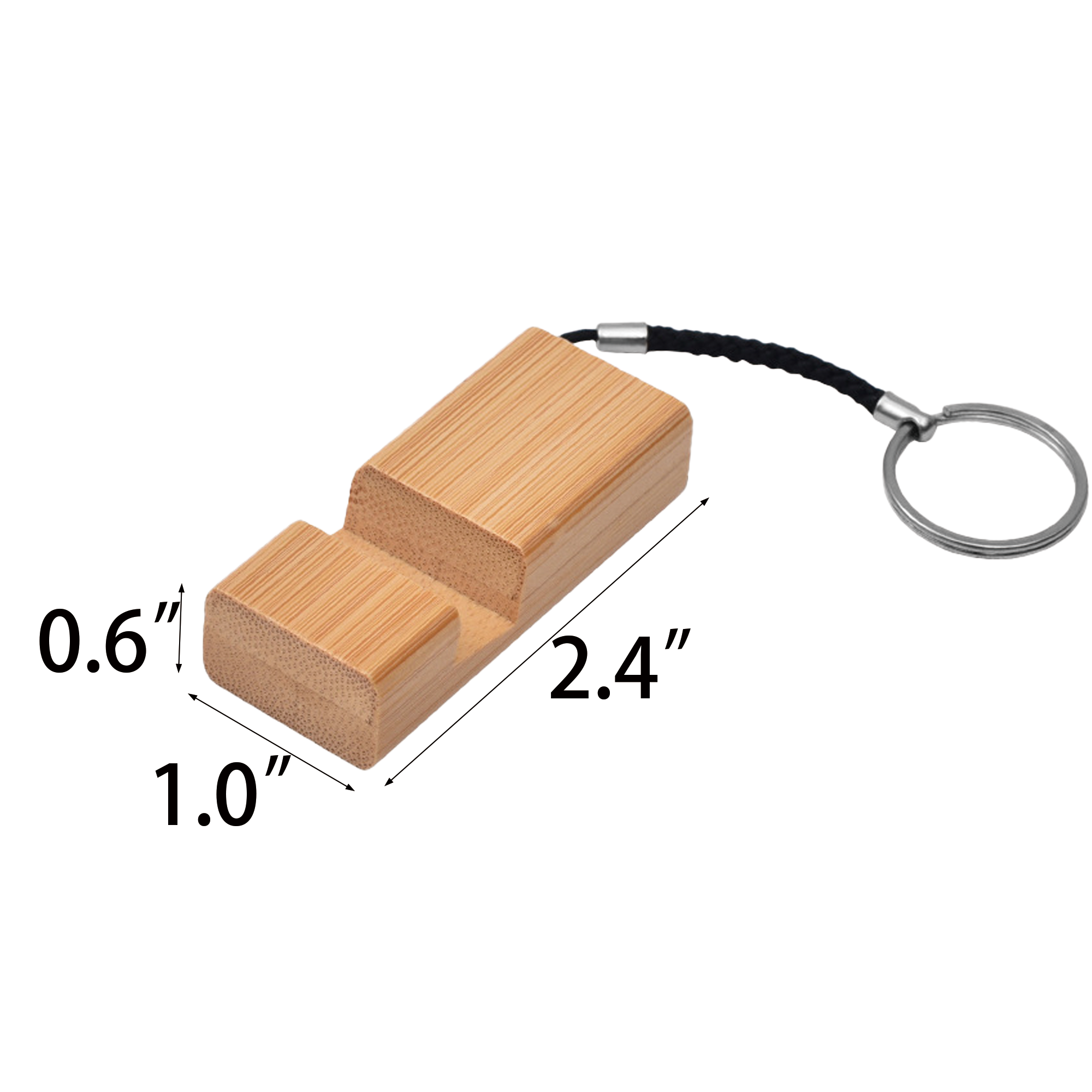 Unique Wooden Keychain Business Gifts Customized Logo 5
