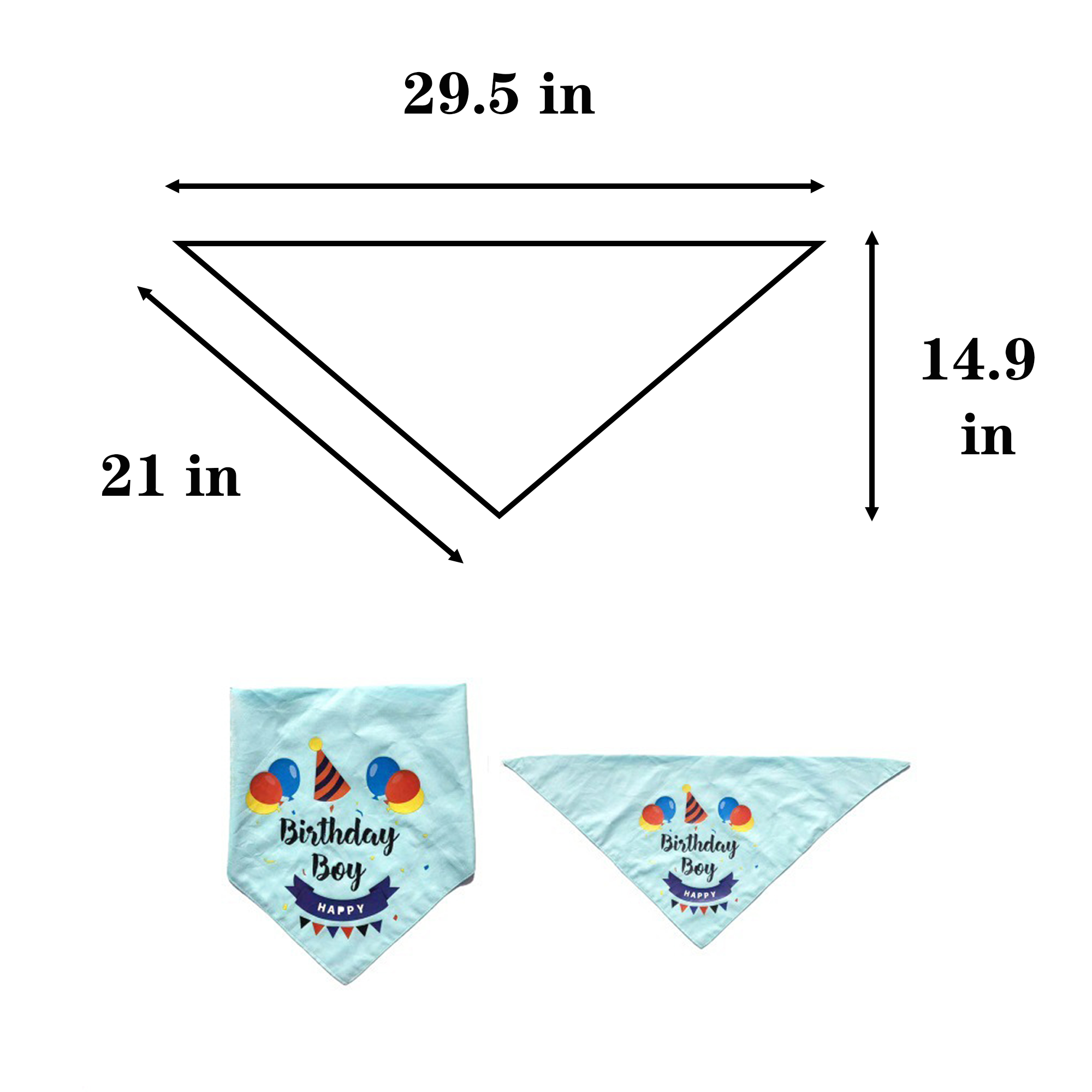 Full Color Polyester Pet Bandana 5