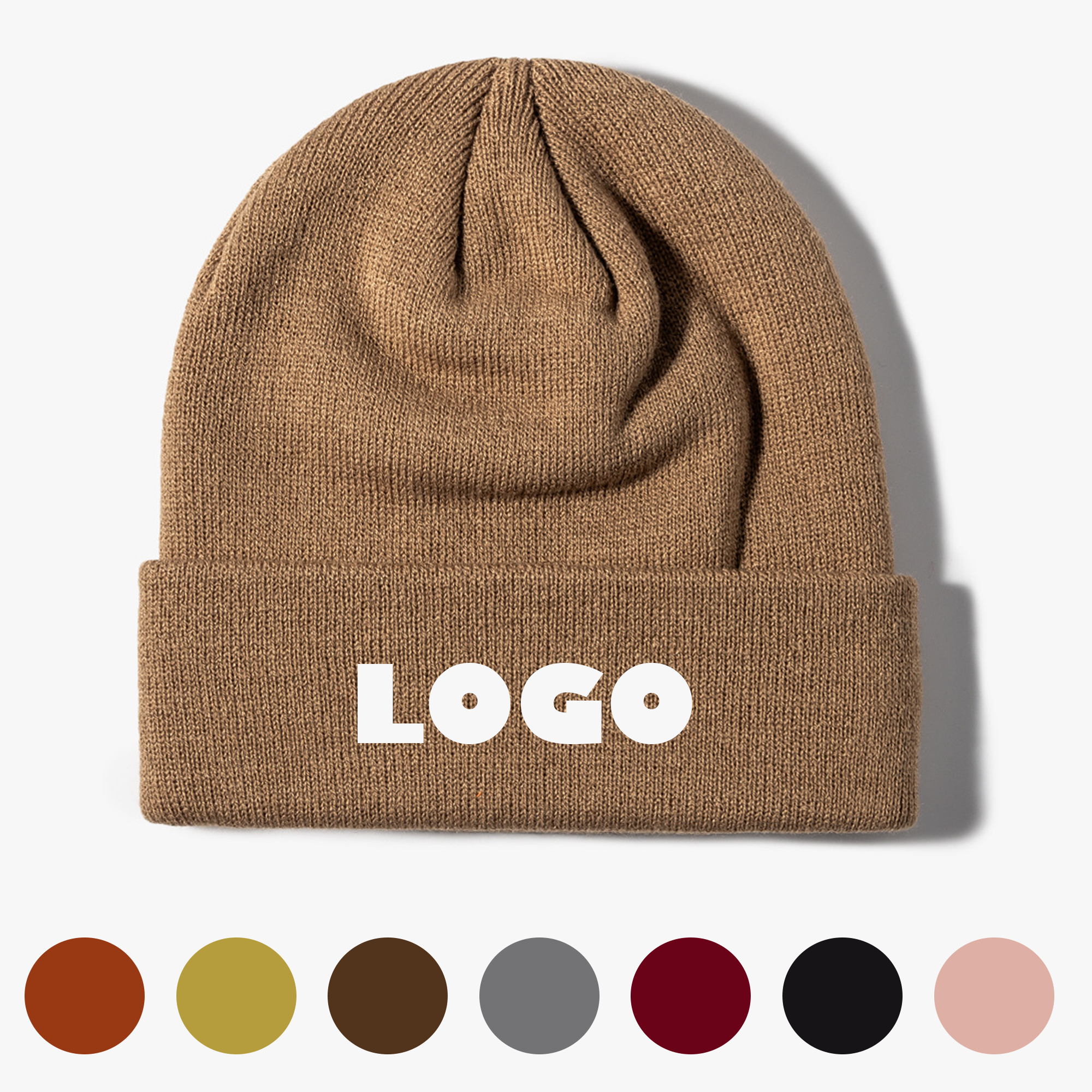 Custom Warm Acrylic Knitted Hat 2