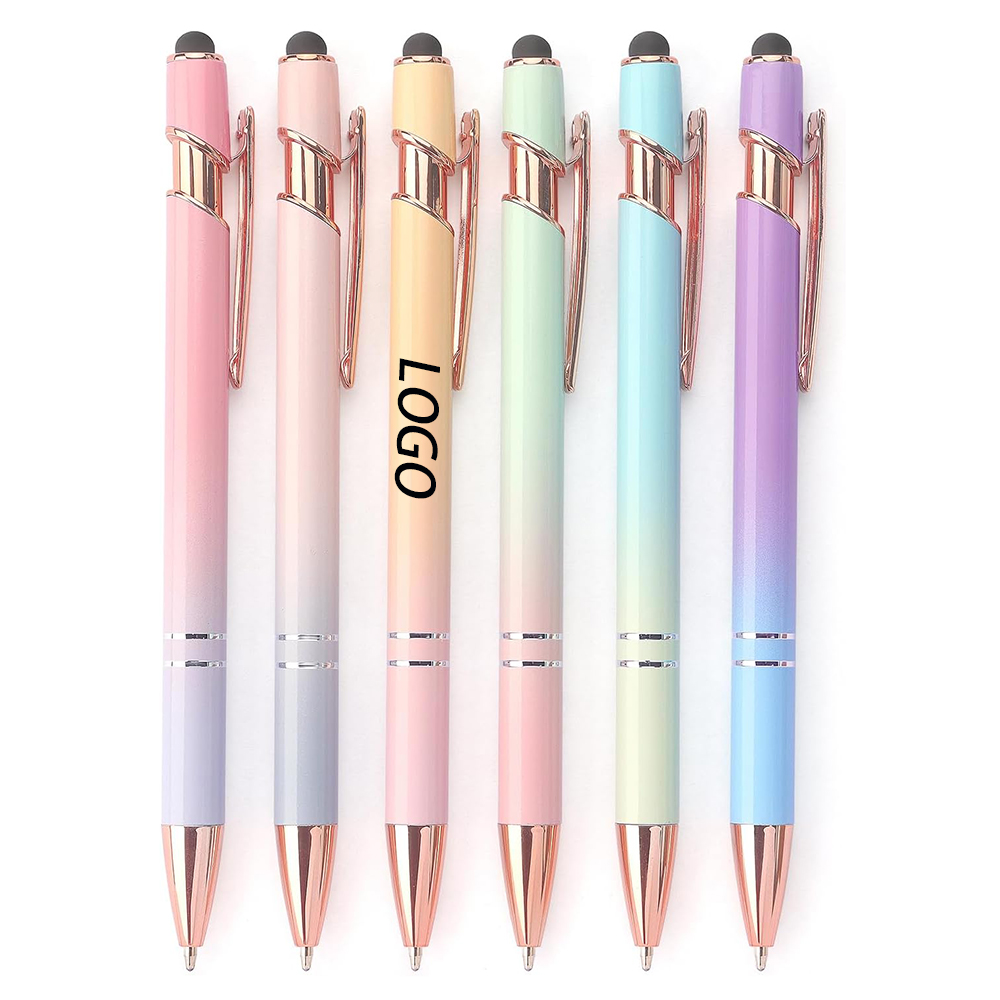 2-In-1 Retractable Capacitive Stylus Ballpoint Pen