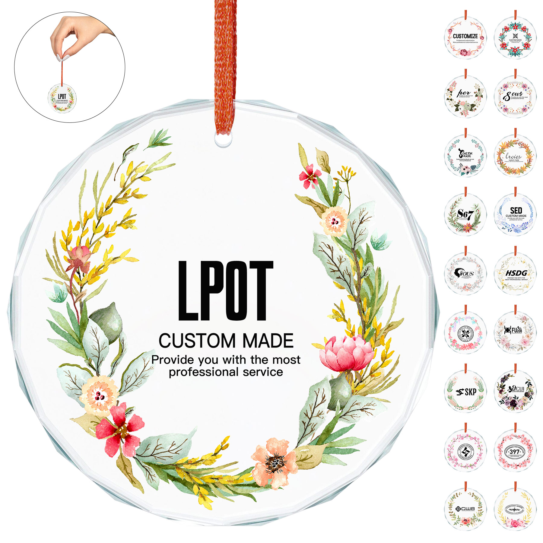 3'' Round PS Christmas Ornament With Full-Color Imprint 2