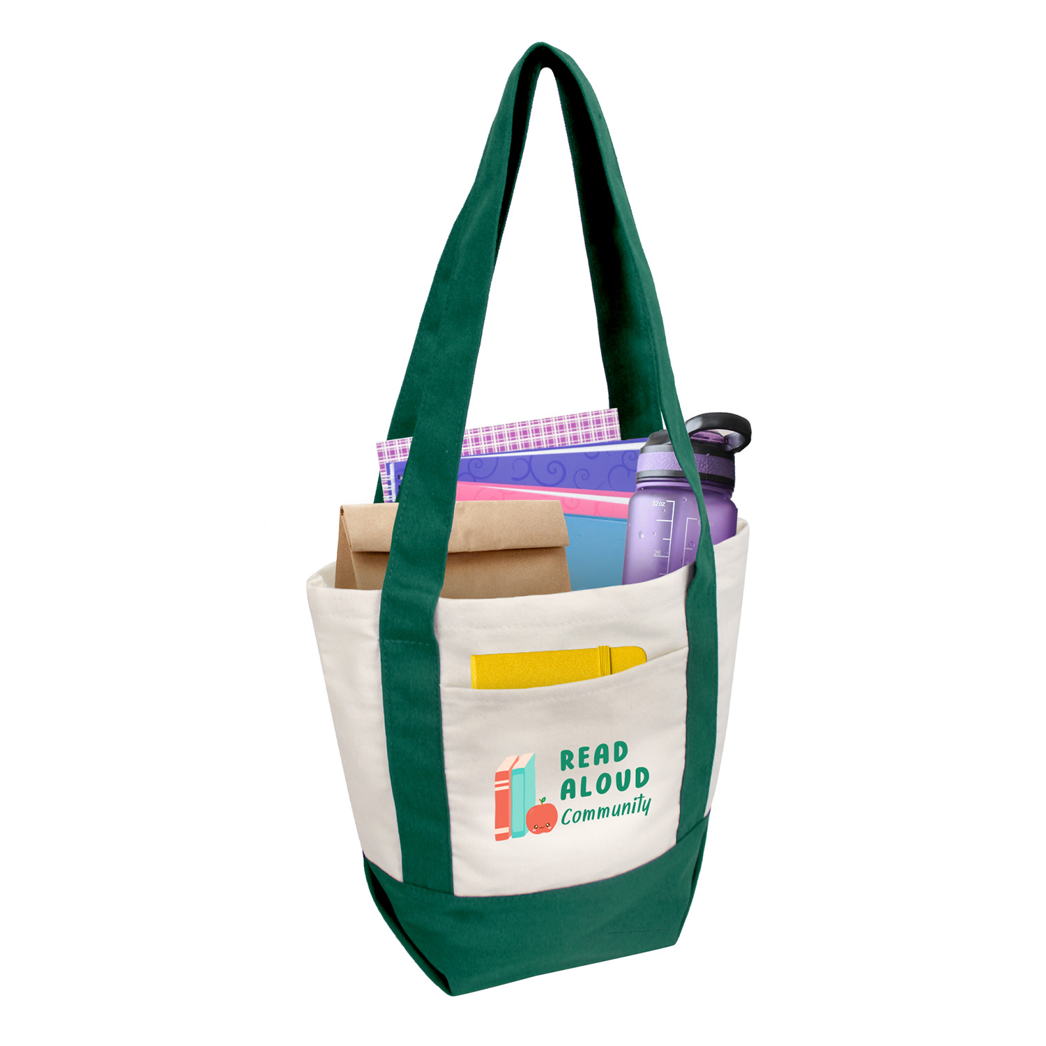 10 Oz Mini Cotton Canvas Boat Tote 9