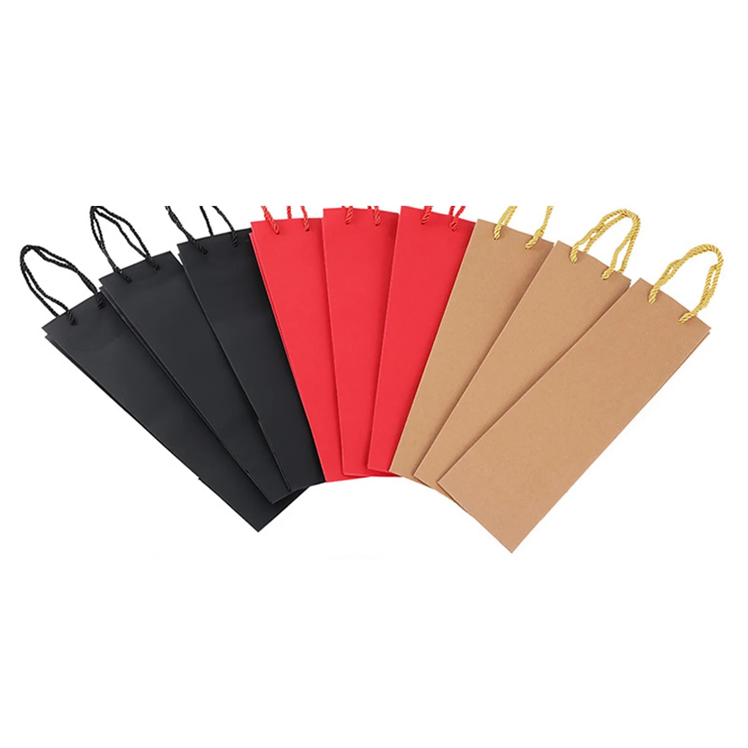 Kraft Paper Brown Wine Bag 7