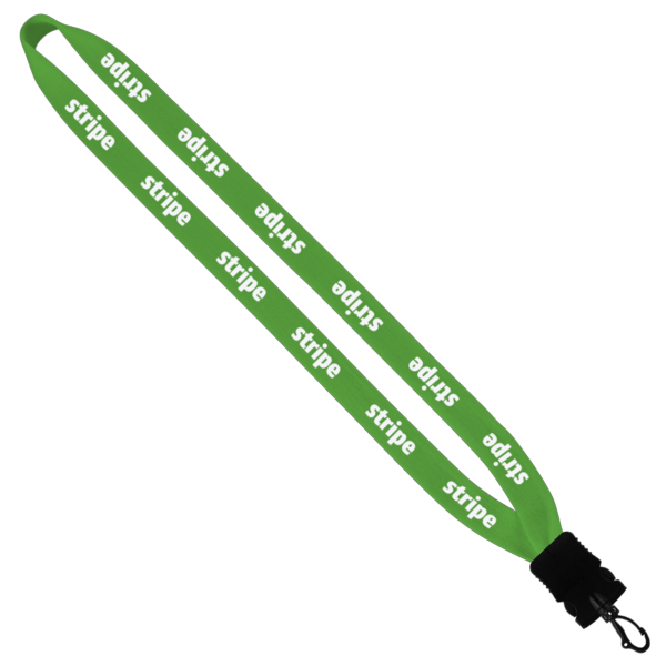 3/4" Cotton Lanyard with Plastic Snap-Buckle Release & Swivel Hook